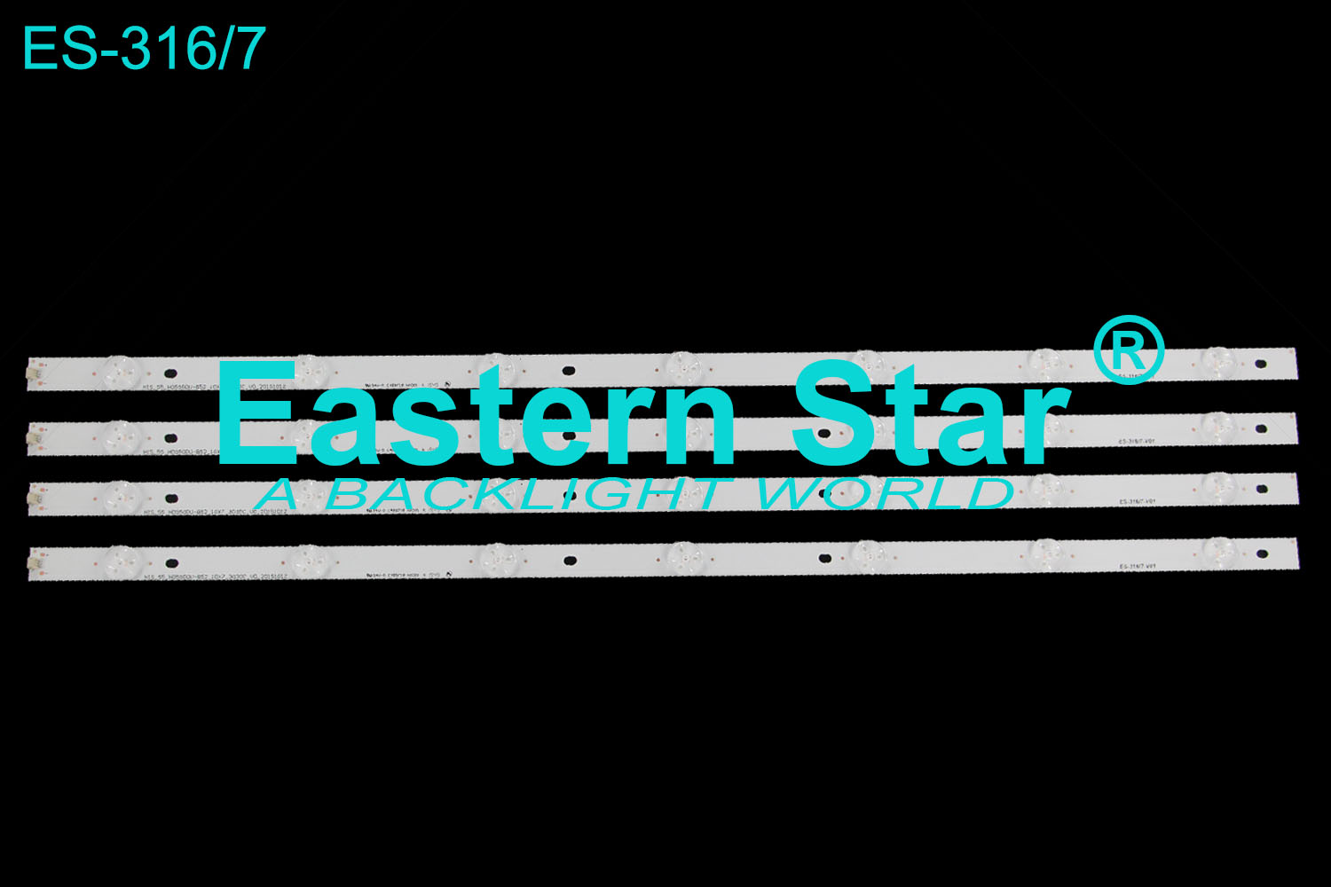 ES-316 LED TV Backlight use for Hisense 55'' 7LEDs 55_HD550DU-B52_10X7_3030C_V0_20151012 led strips (10)