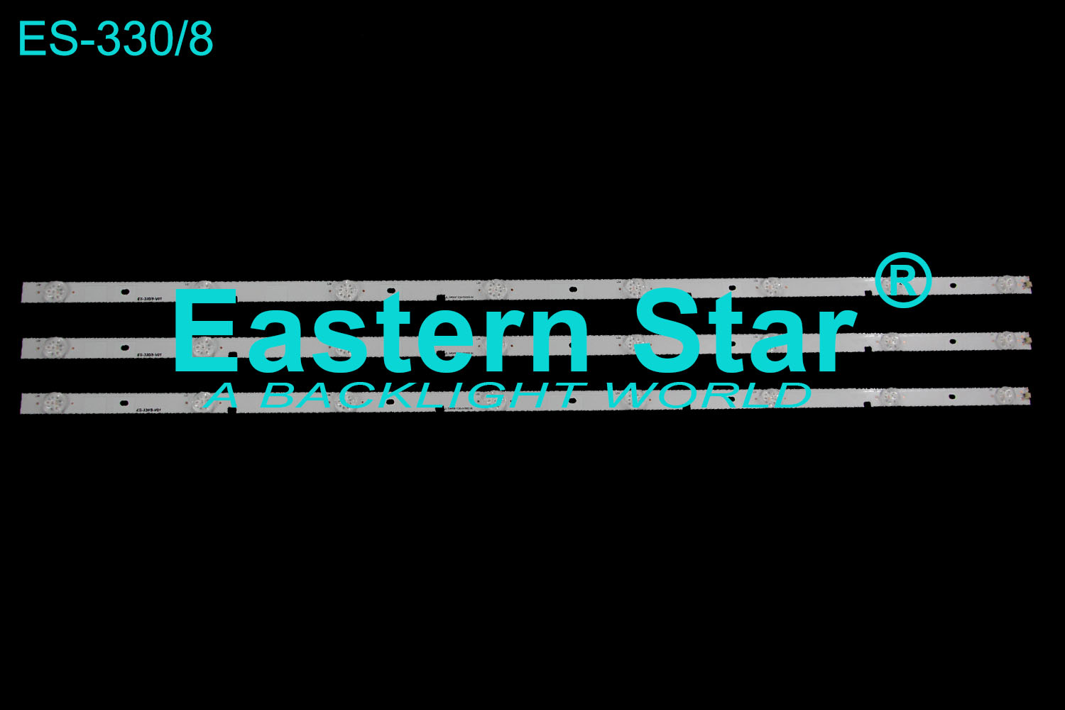 ES-330 LED TV Backlight use for Hisense 40'' 8LEDs LED30K1800 JL.D40081330-003BS-M led strips (3)