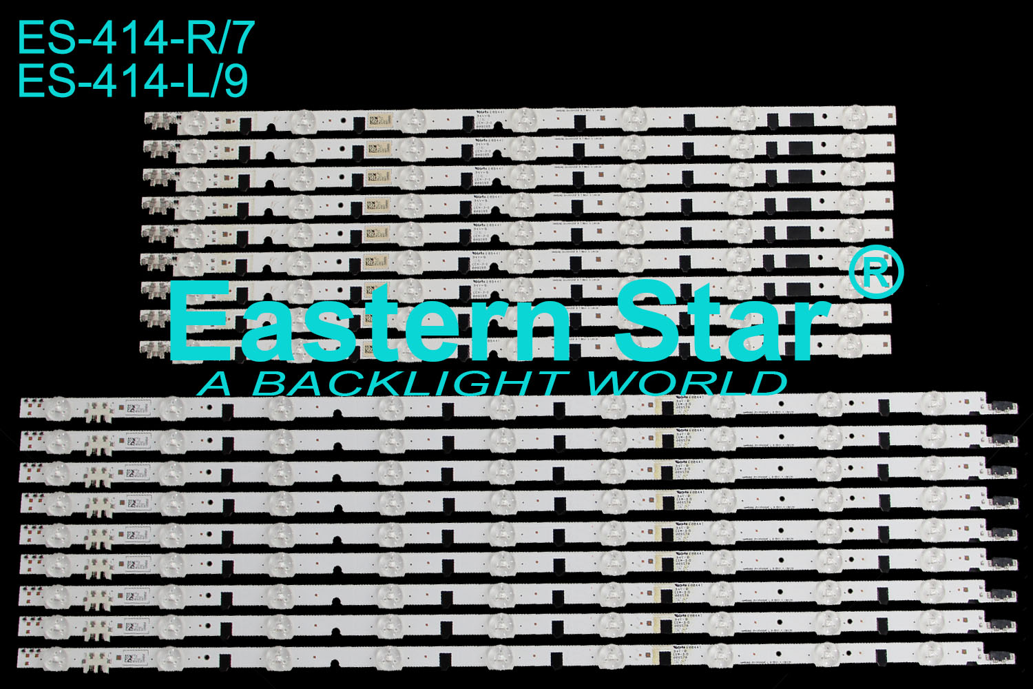 ES-414 LED TV Backlight use for Samsung 50'' 2013SVS50F L9/R7 REV1.9 130 LED STRIPS(18)