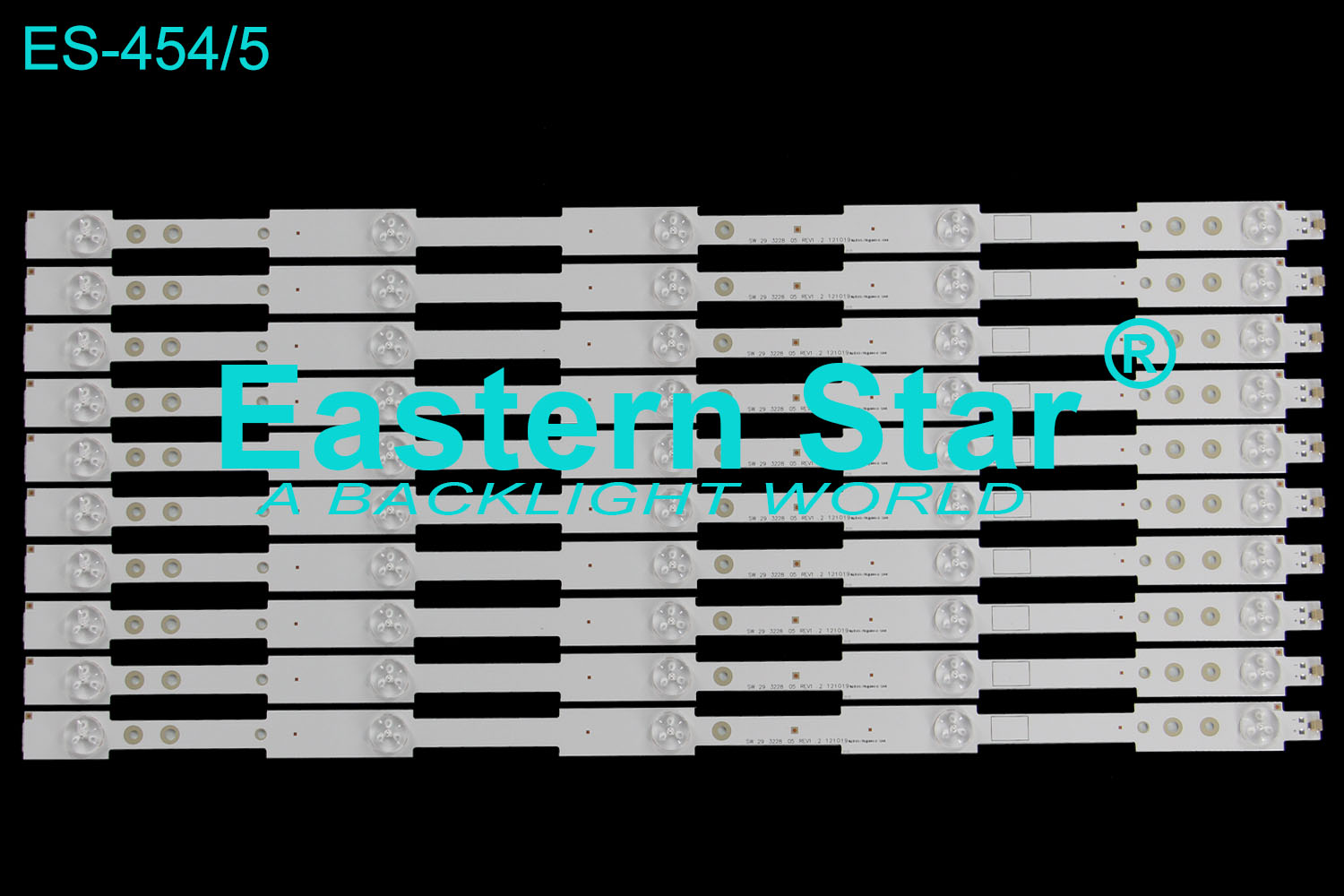 ES-454 LED TV Backlight use for Samsung 29'' SW 29 3228 05 REV1.2 120109 LED STRIPS(10)