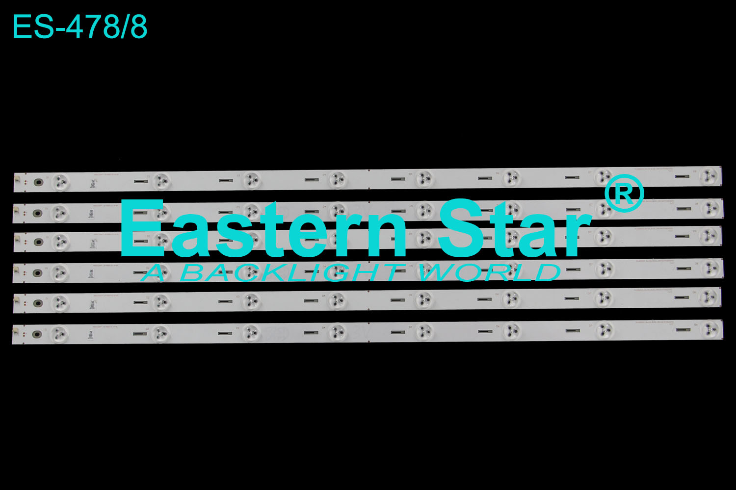 ES-478 LED TV Backlight use for CHANGHONG 850122647  LB-M650-E1-A-SE SVJ650A21_Rev03_8LED_150106(MY65D2000) LED STRIPS(16)