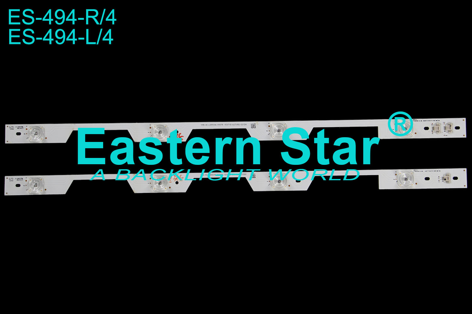 ES-494 LED TV Backlight use for Tcl 55'' TMT55P18X4+1X42121CL/R4S1P REV.V5 LED STRIPS(24)