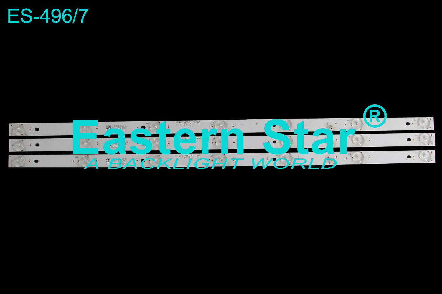 ES-496 LED TV Backlight use for Tcl 32'' RF-EG320B32-0701S-07A1 GC32D07-ZC21AG-29 LED STRIPS(3)