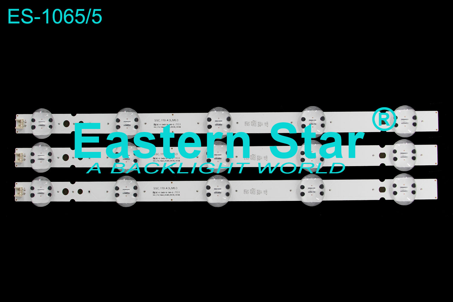 ES-1065 LED TV Backlight use for Lg 43'' Y19_43LM63    Y19_43LM63_REV00_181029  LED STRIPS(3)