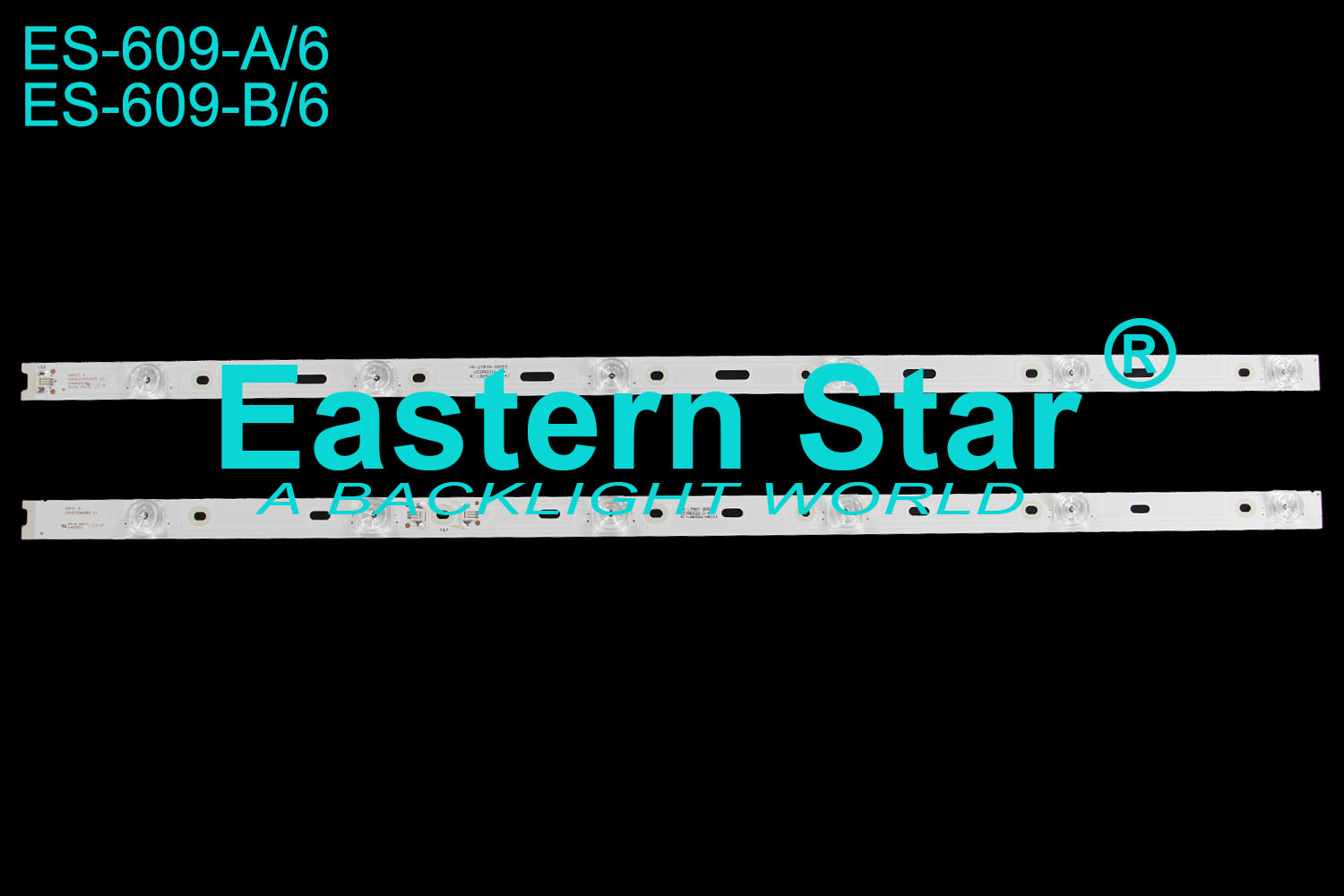 ES-609 LED TV Backlight use for Tcl 65'' 65P3C A 65HR330M06A5 V3 HR27B2800059 LD2RB2U3CK 4CLB6506HR04J LED STRIPS(10)