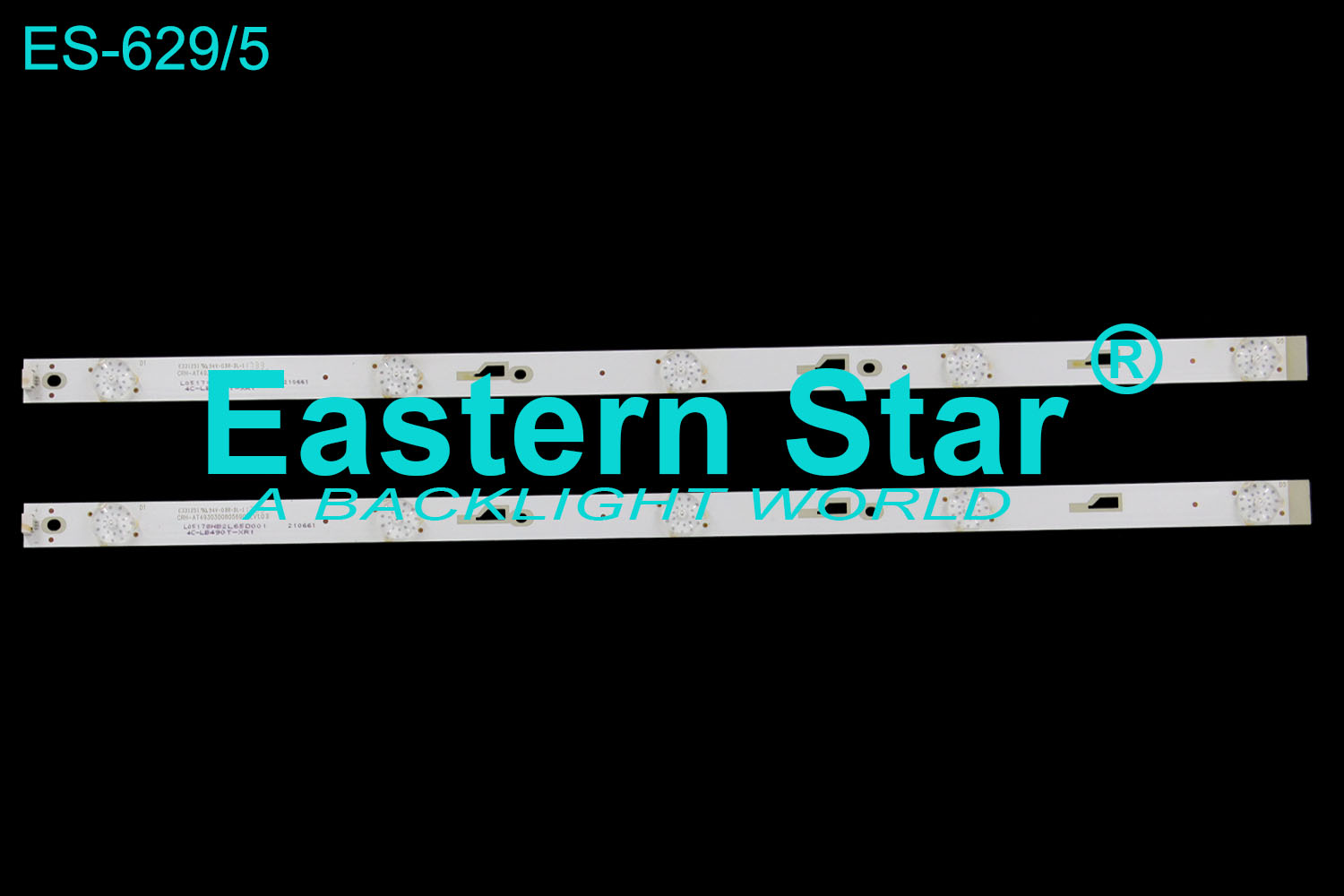 ES-629 LED TV Backlight use foruse for Toshiba 49'' AT493030080569QREV1.0 B L05178HB2L65D001 4C-LB490 T-XR1 ODM_49_D1600_8X5_3030C_5S1P P106 REV.V2 LED STRIPS(8)