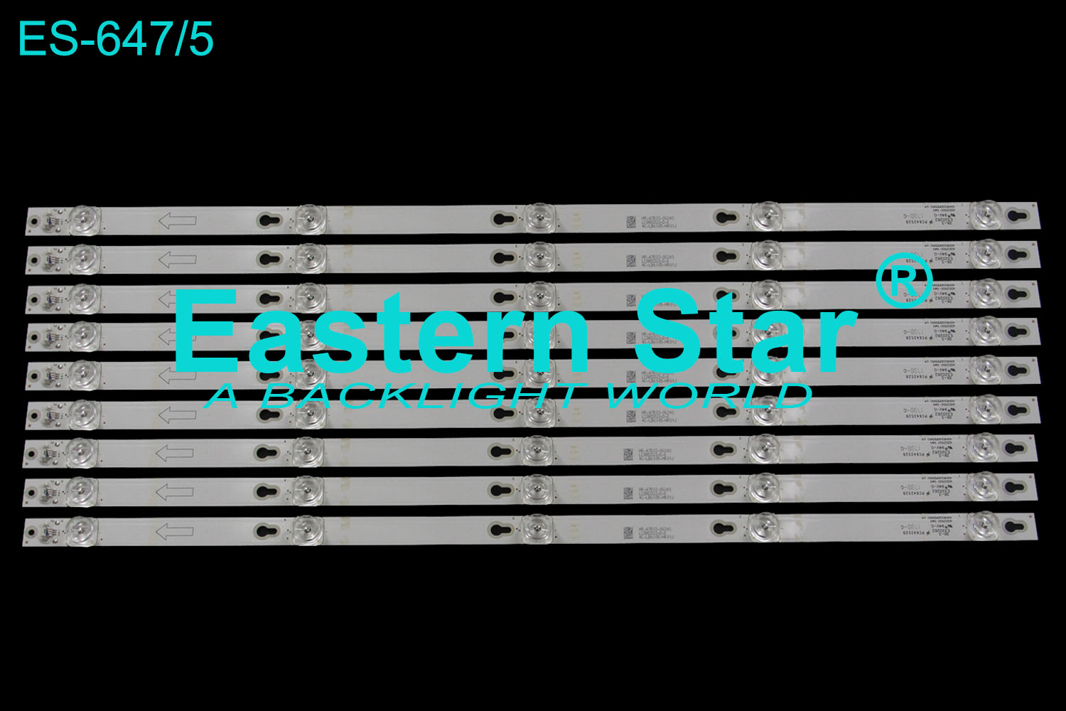ES-647 LED TV Backlight use for Tcl 60'' 60D2900 5*9 60HR330M05A0 HR-47B03-0624 LC8RD2U3-O-K 4C-LB6005-HR01J LED STRIPS(9)