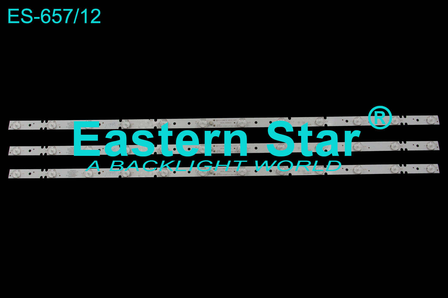 ES-657 LED TV Backlight use for Awox 40'' 303KJ40034 KJ40D12-ZC21FG-01 2015-08-28 LED STRIPS(3)